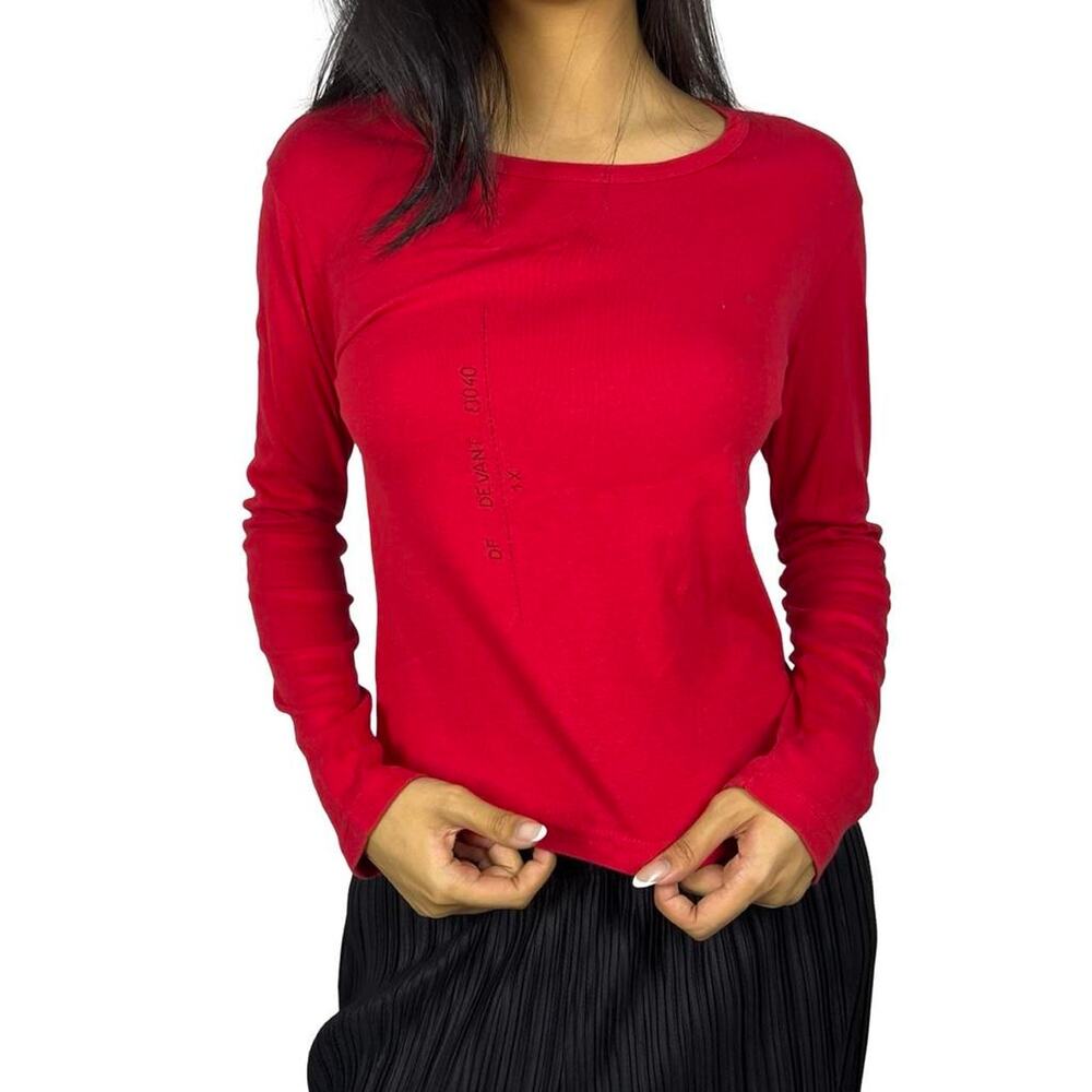 Cop Copine Red Grunge Top
